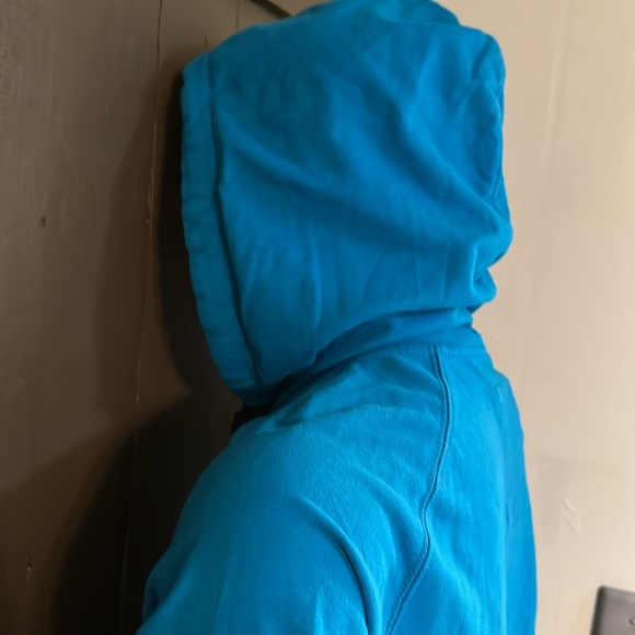 EKCO-RED NEW YORK CITY full frontal zip gradient(colorfade) hoodie raglan sleeve - Picture 3 of 7